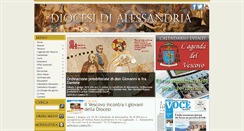 Desktop Screenshot of diocesialessandria.it